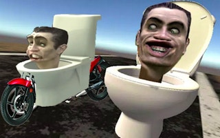 Image Bike Stunt skibidi Toilet