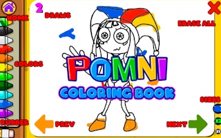 Image Pomni Coloring Book